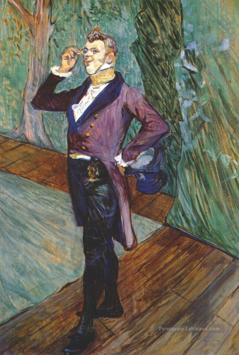 l’acteur henry samary 1889 Toulouse Lautrec Henri de Peintures à l'huile